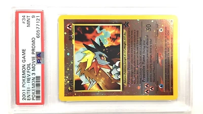 2001 Pokemon Game Movie 34 Entei PSA