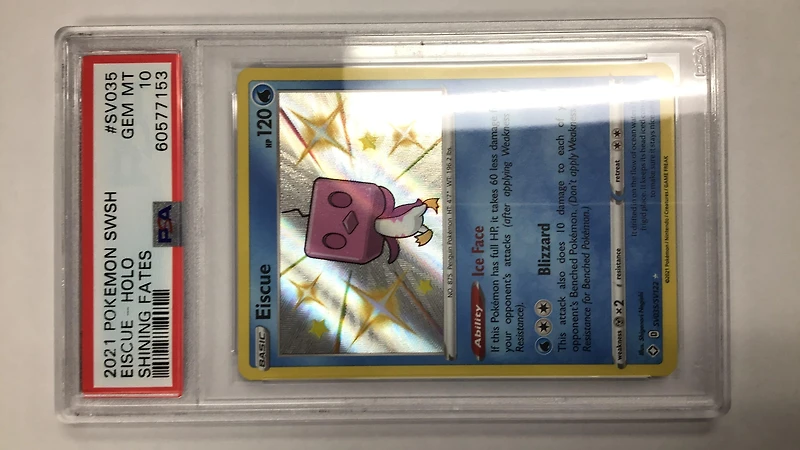 2021 Pokemon Sword & Shield Shining Fates Sv035 Eiscue-holo PSA 10
