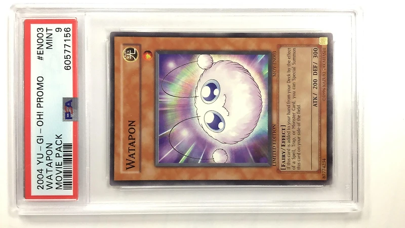 2004 Yu-gi-oh! Promo En003 Watapon Movie Pack PSA 9