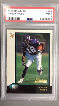 1998 Bowman 182 Randy Moss PSA