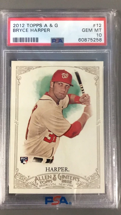 2012 Topps Allen & Ginter 12 Bryce Harper PSA 10