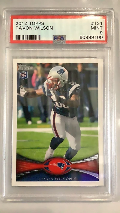 2012 Topps 131 Tavon Wilson PSA 9