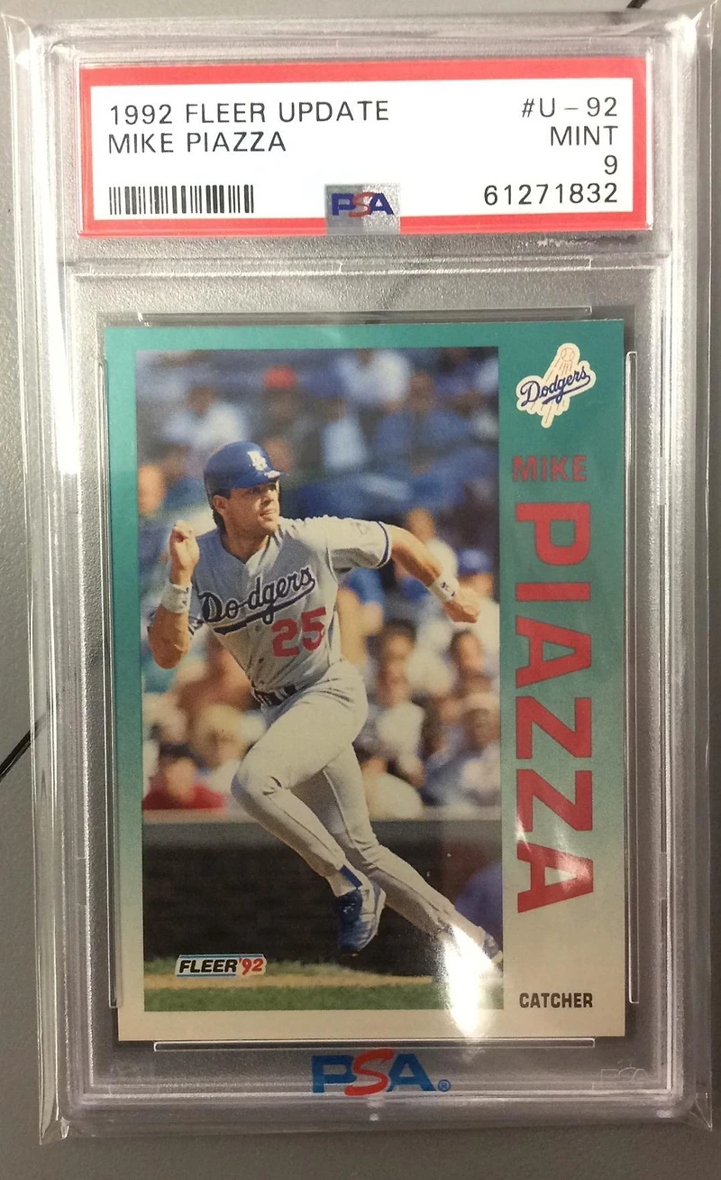 1992 Fleer Update U-92 Mike Piazza PSA