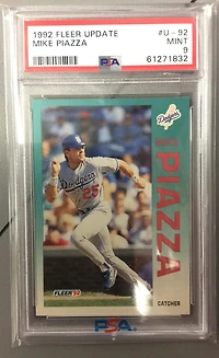 1992 Fleer Update U-92 Mike Piazza PSA