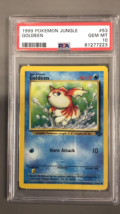 1999 Pokemon Jungle 53 Goldeen PSA