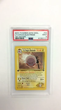 2000 Pokemon Gym Challenge 52 Lt. Surge's Electrode 1st Edition PSA