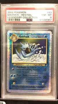 2002 Pokemon Legendary Collection 43 Golduck-reverse Foil PSA