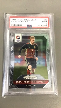 2016 Panini Prizm Uefa 23 Kevin De Bruyne PSA 9