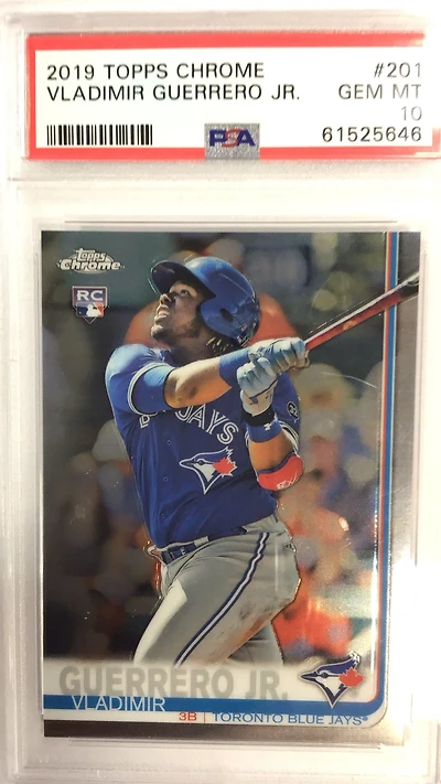 2019 Topps Chrome 201 Vladimir Guerrero Jr. PSA 10