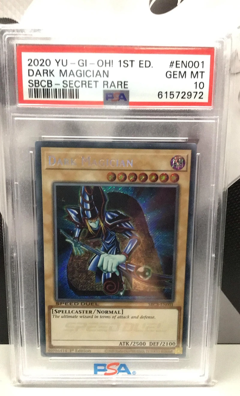 2020 Yu-gi-oh! Speed Duel: Battle City Box En001 Dark Magician 1st Edition-secret Rare PSA 10