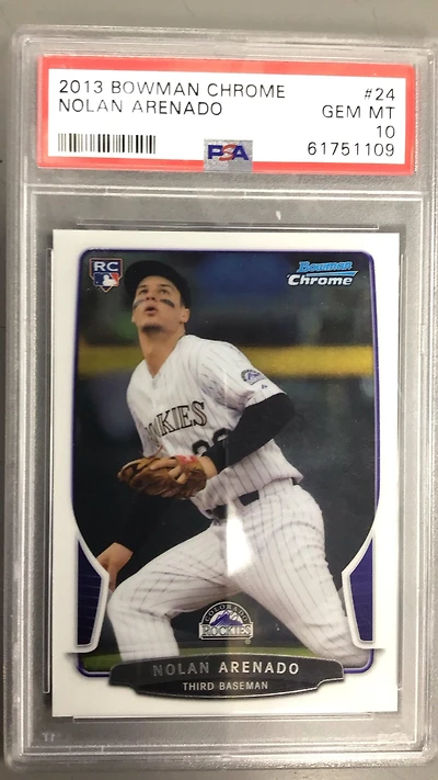 2013 Bowman Chrome 24 Nolan Arenado PSA 10