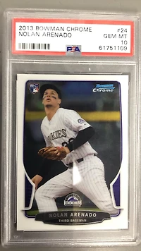 2013 Bowman Chrome 24 Nolan Arenado PSA 10