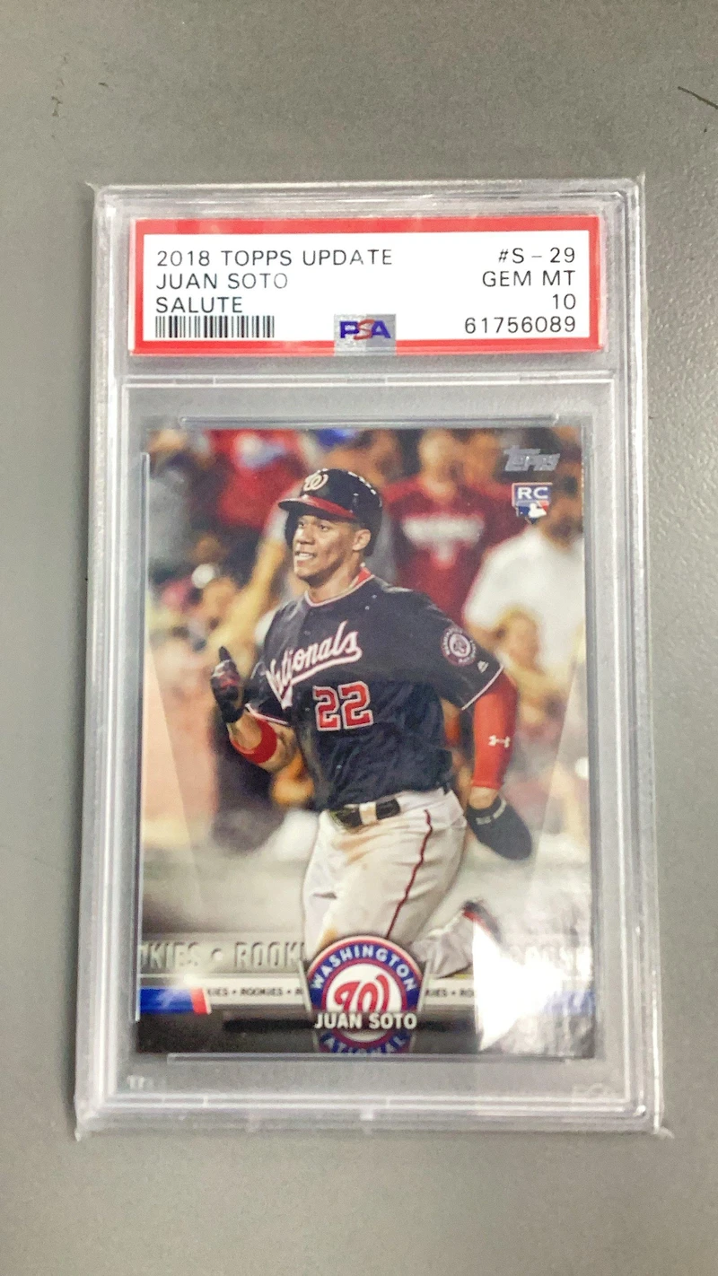 2018 Topps Update Salute S-29 Juan Soto PSA 10