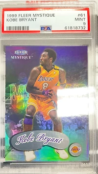 1999 Fleer Mystique 61 Kobe Bryant PSA 9