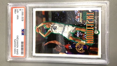 1999 Hoops 98 Dirk Nowitzki PSA 8