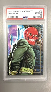 1992 Marvel Masterpieces 80 Red Skull PSA 10