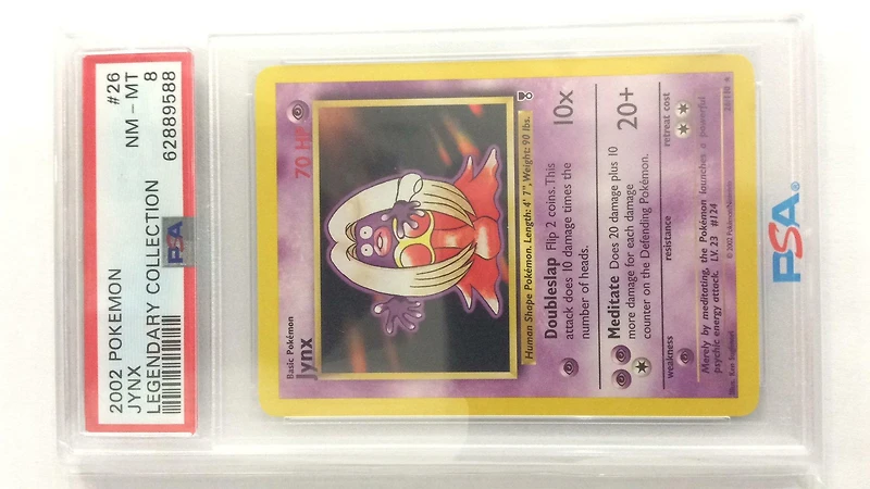 2002 Pokemon Legendary Collection 26 Jynx PSA 8