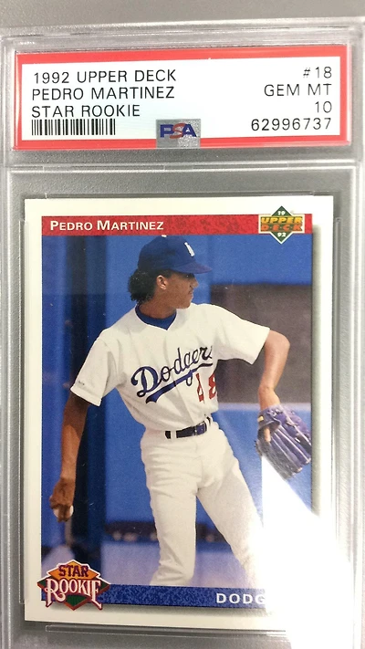1992 Upper Deck 18 Pedro Martinez PSA 10