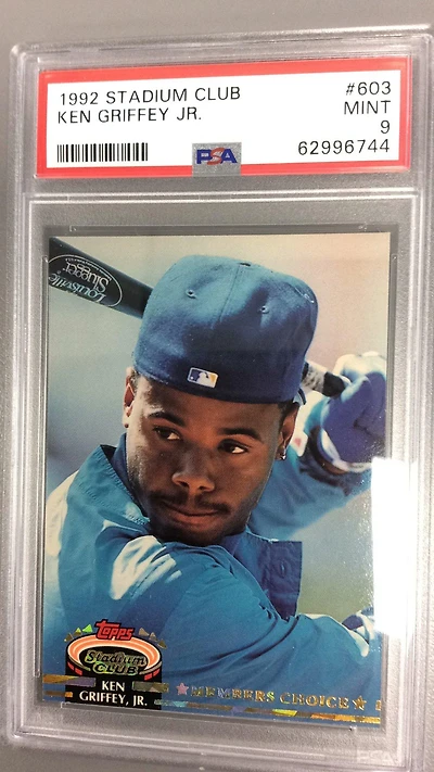 1992 Stadium Club 603 Ken Griffey Jr. PSA 9