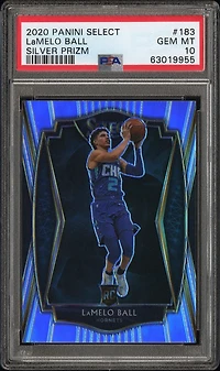 2020 Panini Select Lamelo Ball Silver Prizm PSA 10
