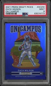 2021 Panini Prizm Draft Picks On Campus Oczw Zach Wilson PSA