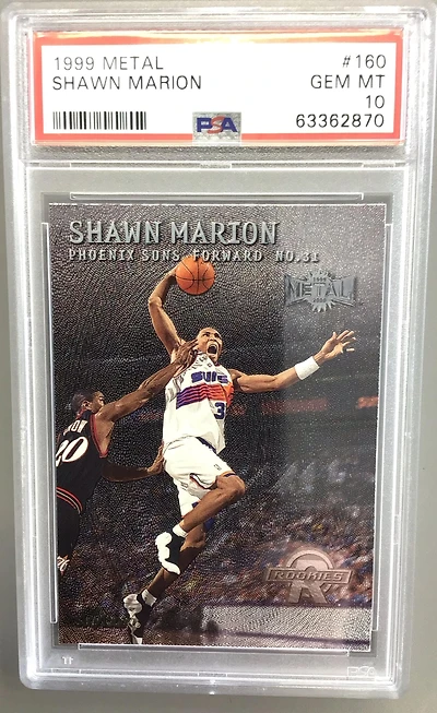 1999 Metal 160 Shawn Marion PSA 10
