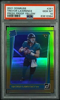 2021 Panini Donruss 251 Trevor Lawrence Press Proof Premium PSA