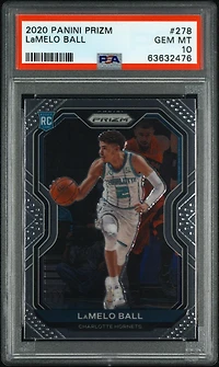 2020 Panini Prizm 278 Lamelo Ball PSA