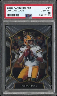 2020 Panini Select Jordan Love PSA