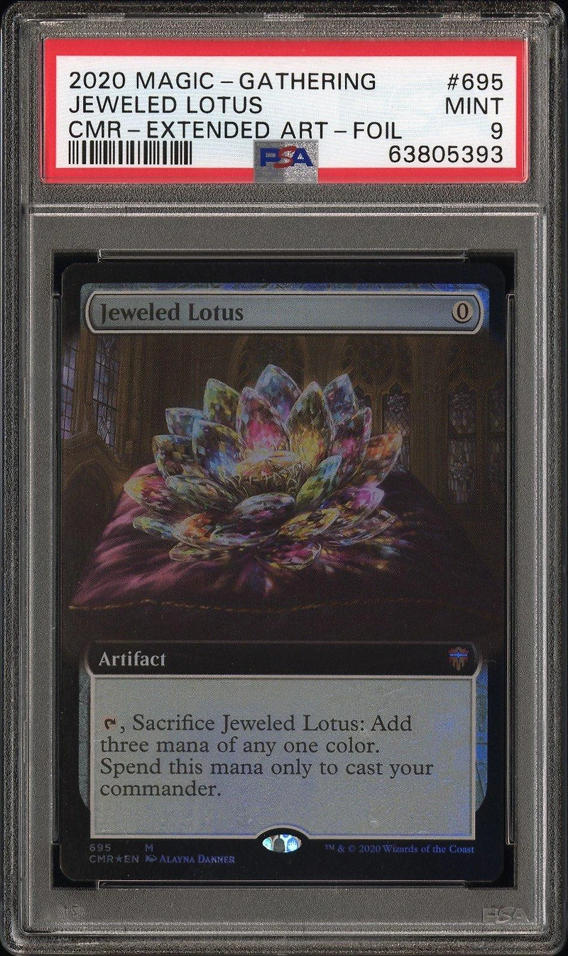 2020 Magic The Gathering Commander Legends 695 Jeweled Lotus PSA 9