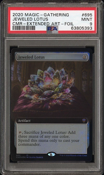 2020 Magic The Gathering Commander Legends 695 Jeweled Lotus PSA 9