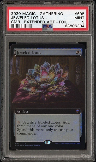 2020 Magic The Gathering Commander Legends 695 Jeweled Lotus PSA 9