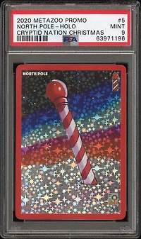 2020 Metazoo Promo 5 North Pole-holo Cryptid Nation Christmas PSA 9
