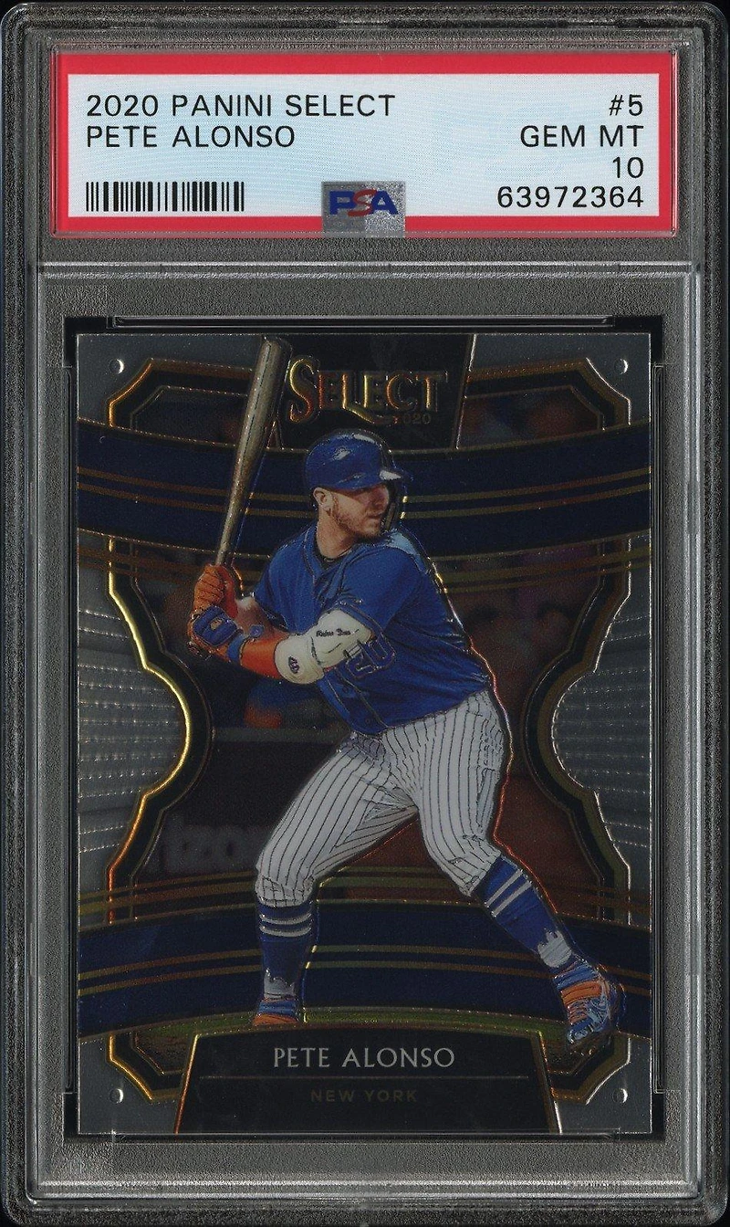 2020 Panini Select 5 Pete Alonso PSA 10