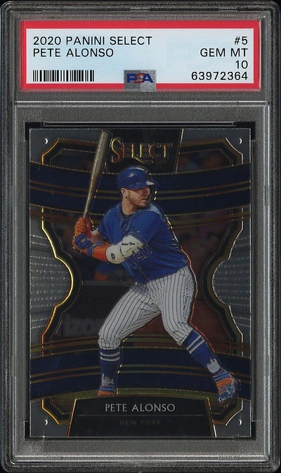 2020 Panini Select 5 Pete Alonso PSA 10