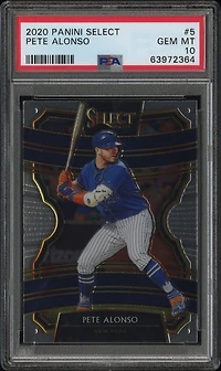 2020 Panini Select 5 Pete Alonso PSA 10