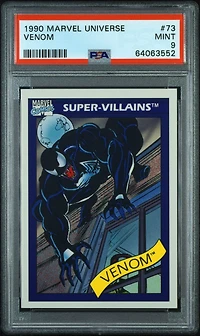 1990 Marvel Universe 73 Venom PSA 9