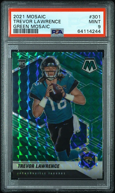 2021 Panini Mosaic Trevor Lawrence Mosaic PSA