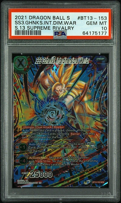 2021 Dragon Ball Super Card Game Series 13 Supreme Rivalry Bt13-153 Ss3 Gohanks