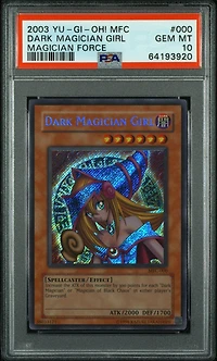 2003 Yu-gi-oh! Mfc-magician's Force 000 Dark Magician Girl PSA