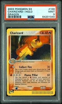 2003 Pokemon Ex Dragon 100 Charizard-holo PSA