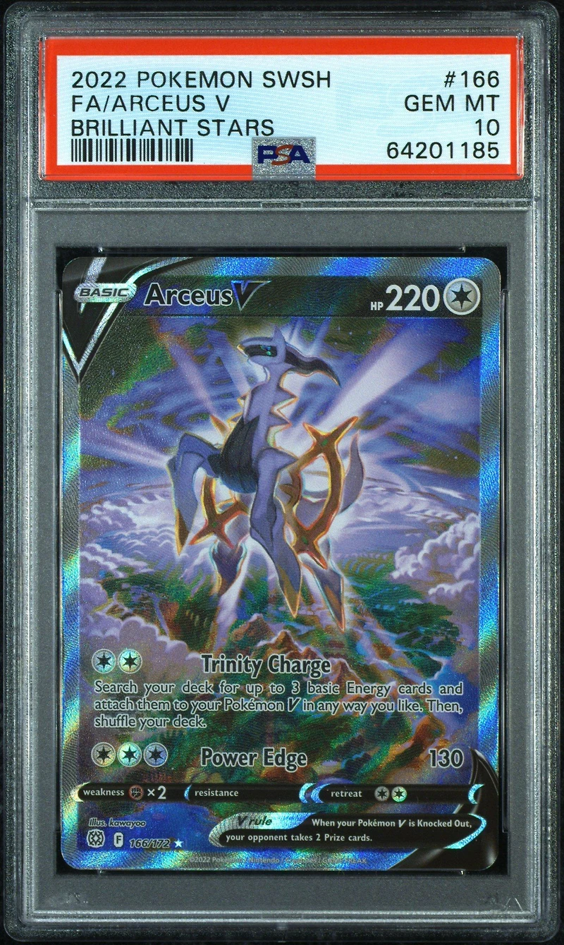 2022 Pokemon Sword & Shield Brilliant Stars Fa/arceus V PSA