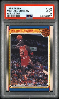 1988 Fleer 120 Michael Jordan PSA 9