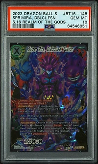 2022 Dragon Ball Super Card Game Series 16 Realm Of The Gods Bt16-148 Sp Mira, Diabolical PSA 10