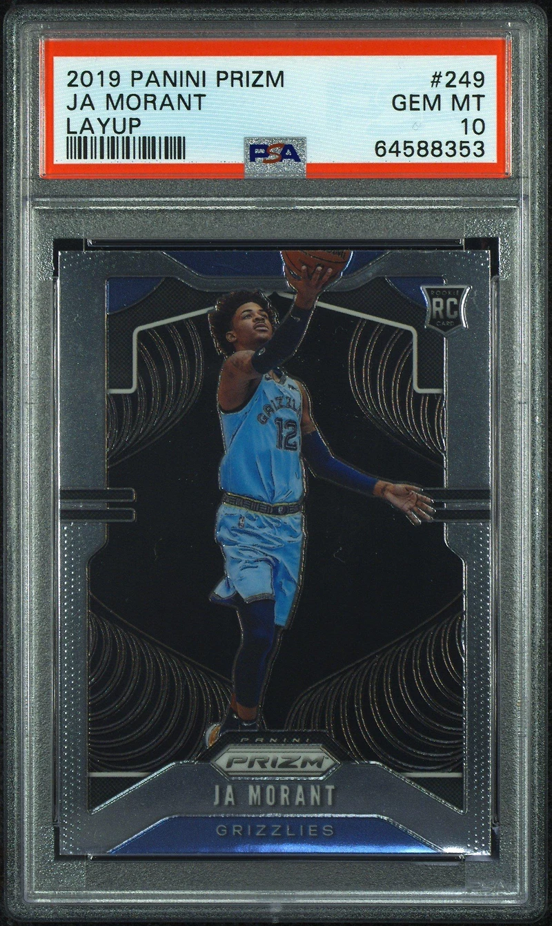 2019 Panini Prizm 249 Ja Morant Variation PSA 10