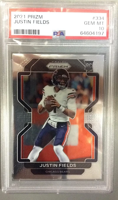 2021 Panini Prizm 334 Justin Fields PSA