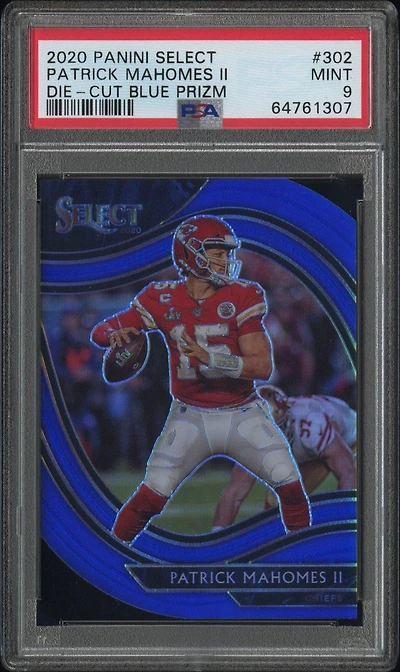 2020 Panini Select 302 Patrick Mahomes Ii PSA 9
