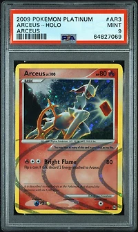 2009 Pokemon Platinum Arceus Ar3 Arceus-holo PSA 9