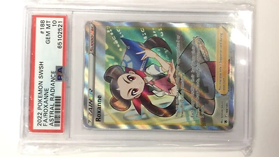 2022 Pokemon Sword & Shield Astral Radiance 188 Fa/roxanne PSA