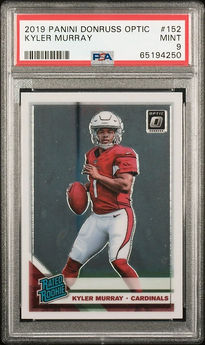 2019 Panini Donruss Optic 152 Kyler Murray PSA 9